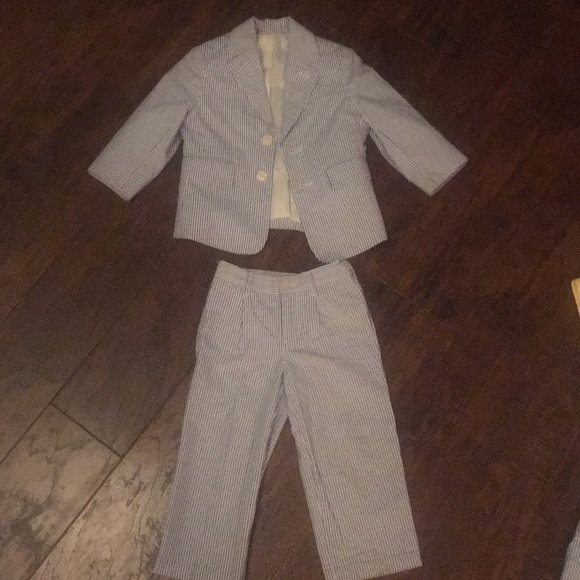 Talbots seersucker suit - Picture 3 of 4